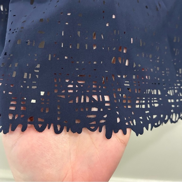 Lucky in Love Laser Cut Skort Small navy blue skirt tennis golf pickle ball - Picture 3 of 8